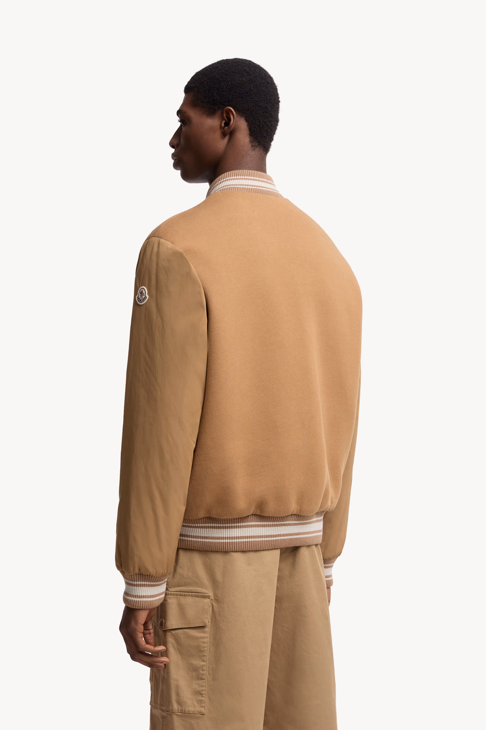 Vennes Reversible Down Bomber Jacket Men Camel Beige Moncler 5